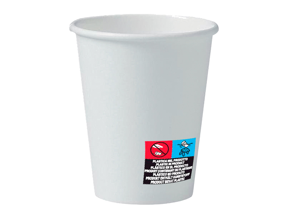 GOBELET EN CARTON COLDIS DE CONTENANCE 21CL PAQUET DE 50  BLANC