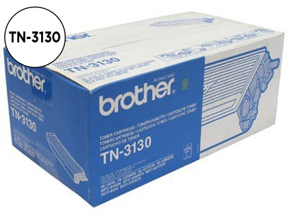 TONER LASER BROTHER TN3130 COULEUR NOIR 3500P